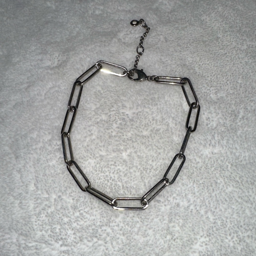 Express Silver Chain Bracelet